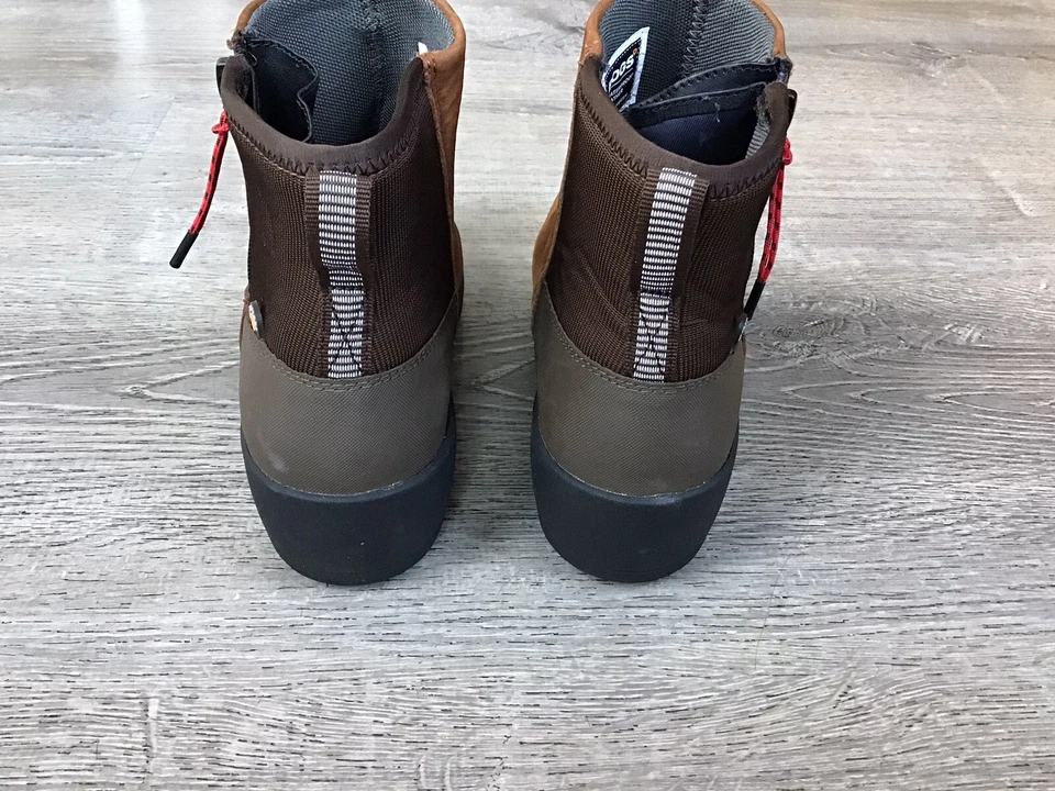 Bogs Mujer Vista Resistente Cremallera Talla 8 Impermeable Cuero Botines Marrón Foto 3 de 4