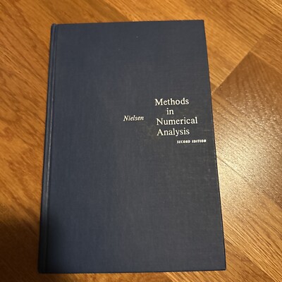 1964 2nd Ed. Methods In Numerical Analysis K.L. Nielson Hardcover