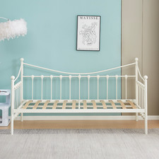 Image of Daybed with under bed trundle guest 3ft single day bed sofa bed