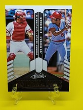 2022 Panini Absolute Historical Duals Johnny Bench Joe Morgan Reds