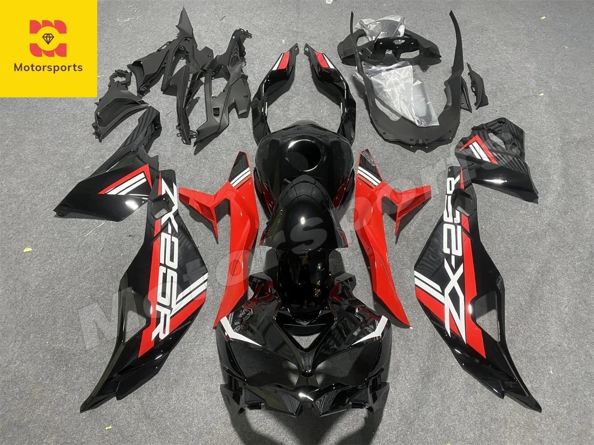 Red Black Fairing Kit for 2023-2024 Kawasaki Ninja ZX4R