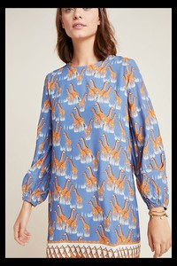 corey lynn calter giraffe tunic dress