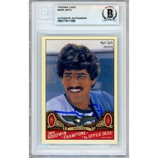 Mark Spitz Signed 2011 Goodwin Champions #142 Beckett BAS USA Olympics Auto
