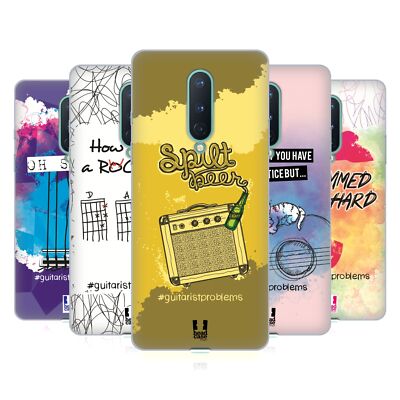 HEAD CASE DESIGNS GUITARIST PROBLEMS SOFT GEL CASE FOR GOOGLE ONEPLUS PHONES