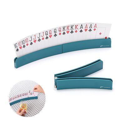 Portacarte A 3 Strati Per Giochi Di Carte – Reggette A Mani Libere Per Adulti, Bambini E Anziani – Antiscivolo Per Poker, Canasta E Giochi In Famiglia - 4
