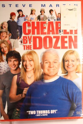 CHEAPER BY THE DOZEN (DVD 2003) Steve Martin-BRAND NEW-Widescreen Ships Free