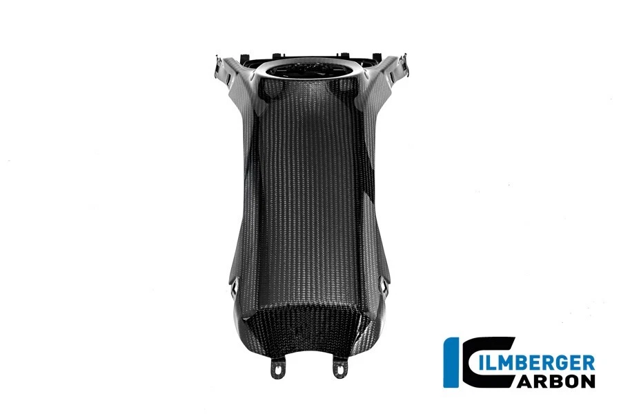 BMW R1300GS 2023 23 Ilmberger Brillo Fibra Carbono Tanque Cubierta Compartimento de Almacenamiento Foto 2 de 4