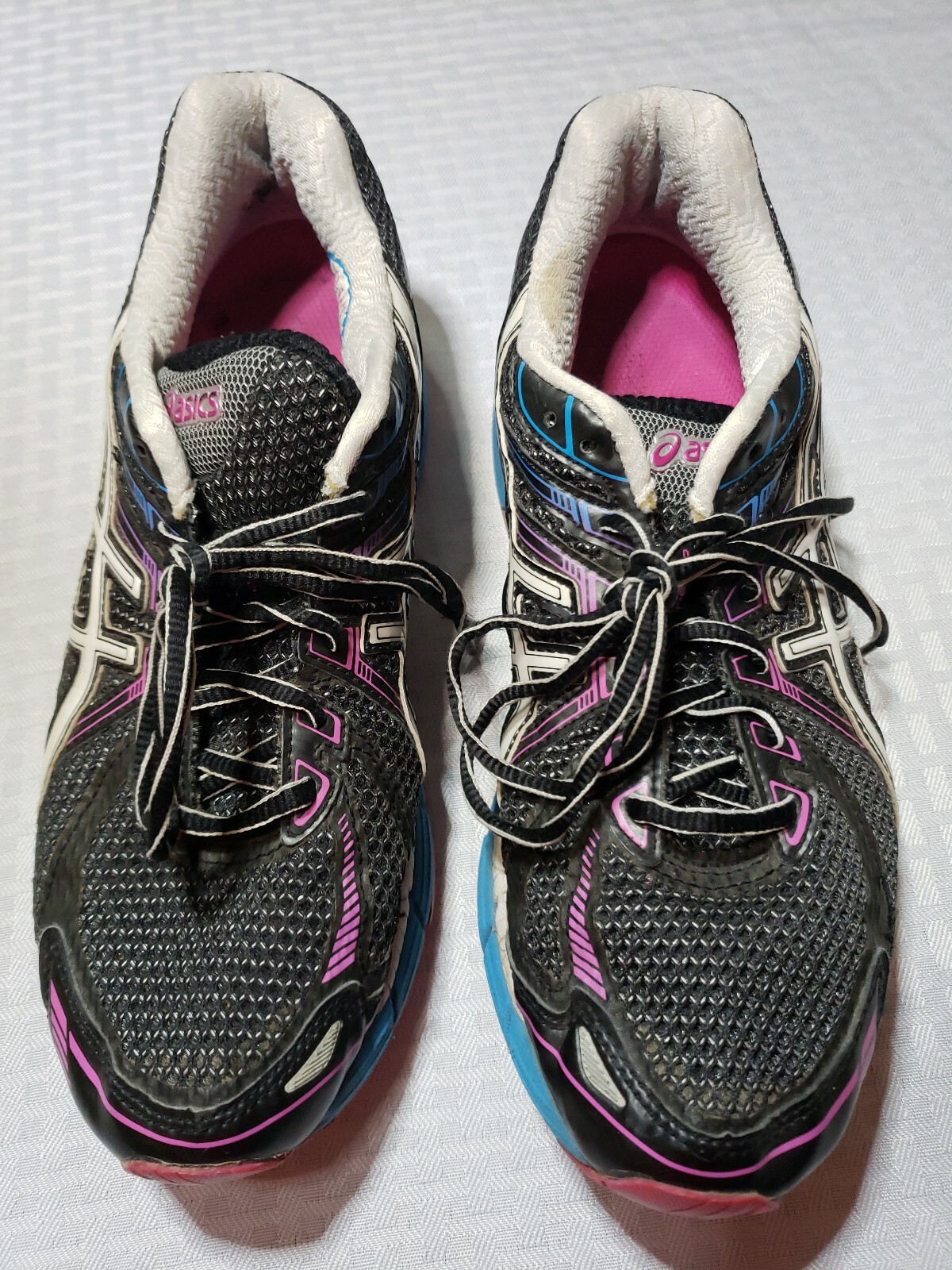 ASICS Gel GT-2000 Womens T2K7N Running Shoes F450413 Sz 8.5 US Black Multicolor