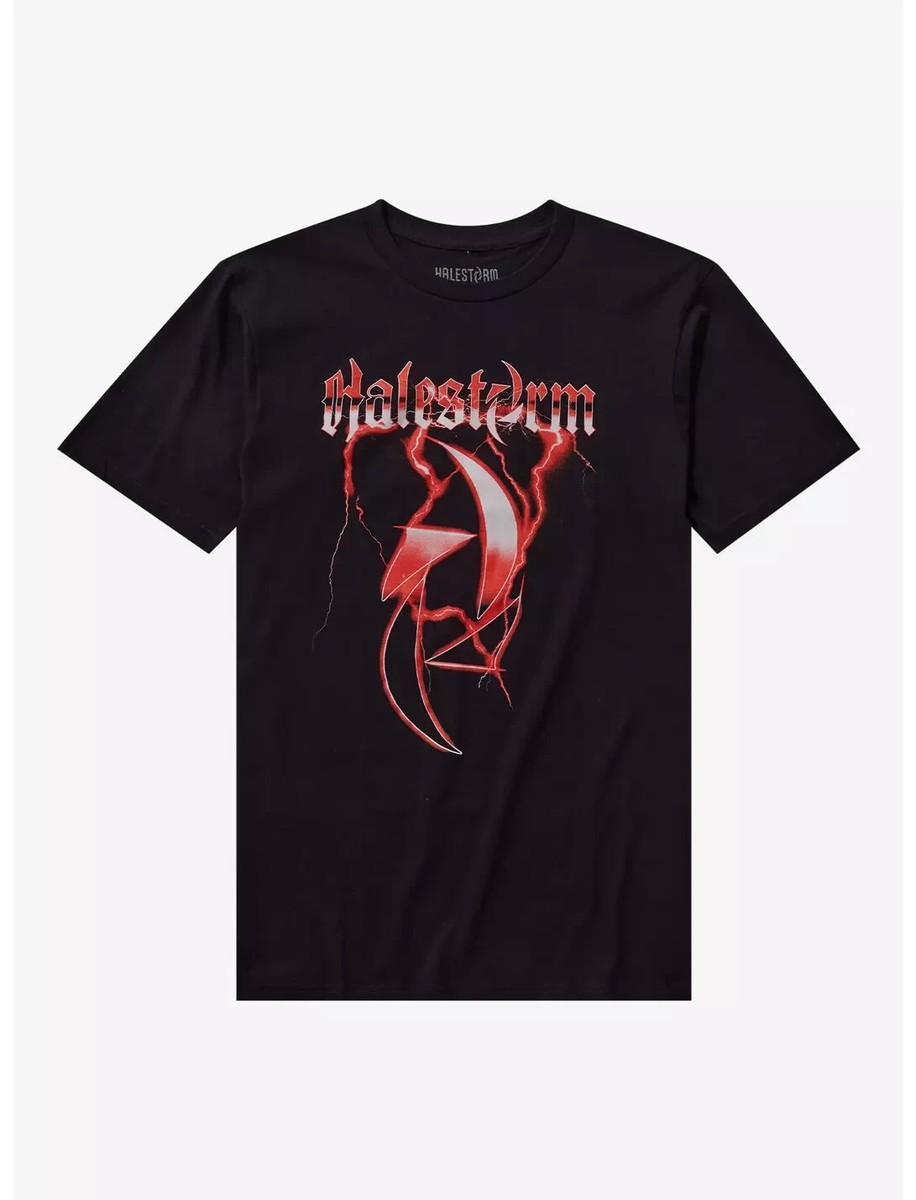 Halestorm Red Lightning Logo T-Shirt Size S to 5 XL | eBay