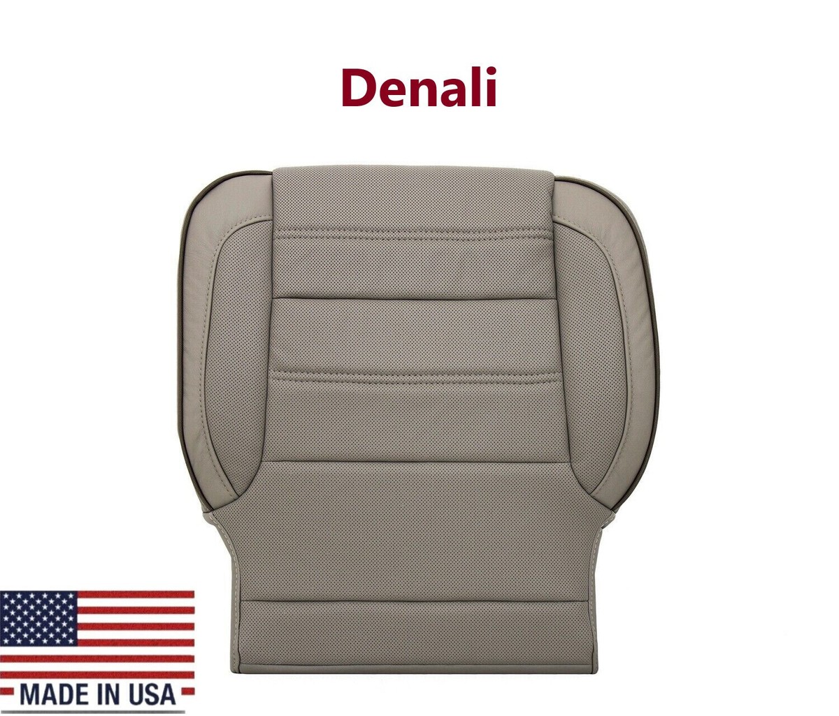 Genuine OEM Black Leather Driver Seat Bottom Cushion Cover For 2016-2020 GMC Denali