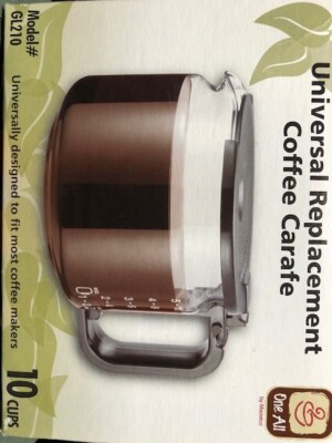 BLACK FRIDAY SALE NOW! UNIVERSAL REPLACEMENT COFFEE CARAF VERY NICE!