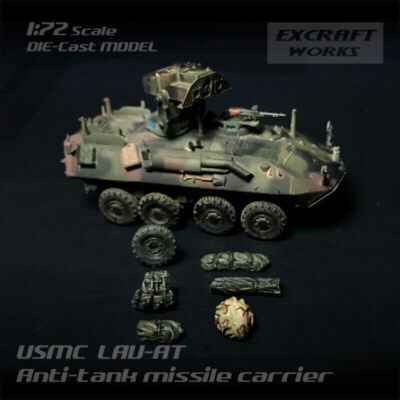 EXCRAFT WORKS 1/72 U.S. Marine Corps LAV-AT anti-tank Missile Launcher Finished