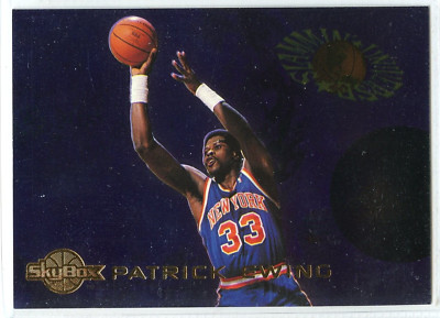 1994-95 Skybox Premium Slammin' Universe - #7 - Patrick Ewing - New York Knicks
