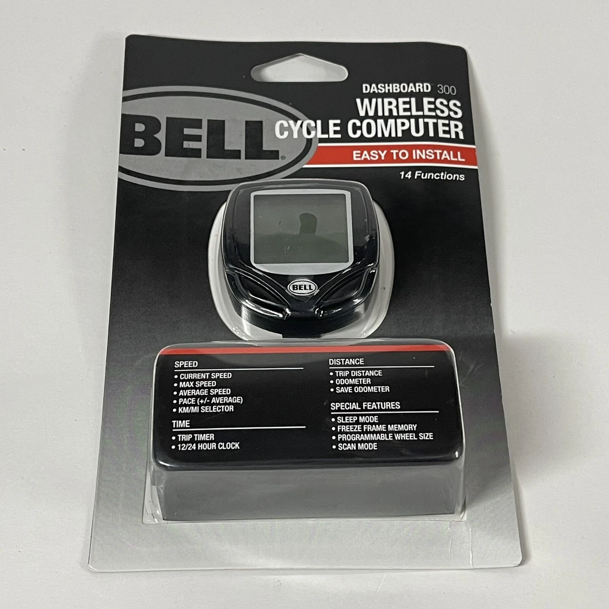 Bell Wireless Cycle Computer Dashboard 300 14 Functions Easy