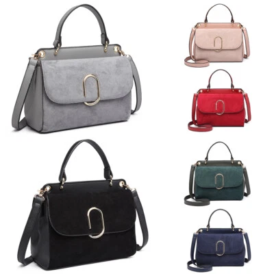 Miss LuLu Stylish Faux Leather Shoulder/Cross Body Handbag for Women Medium Size