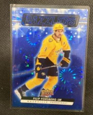 2023-24 Upper Deck Hockey Filip Forsberg - Blue Dazzlers - #DZ-81 Predators