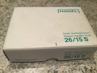 Nagel Heftklammern 26 /15 mm S  ..5.000 Stück