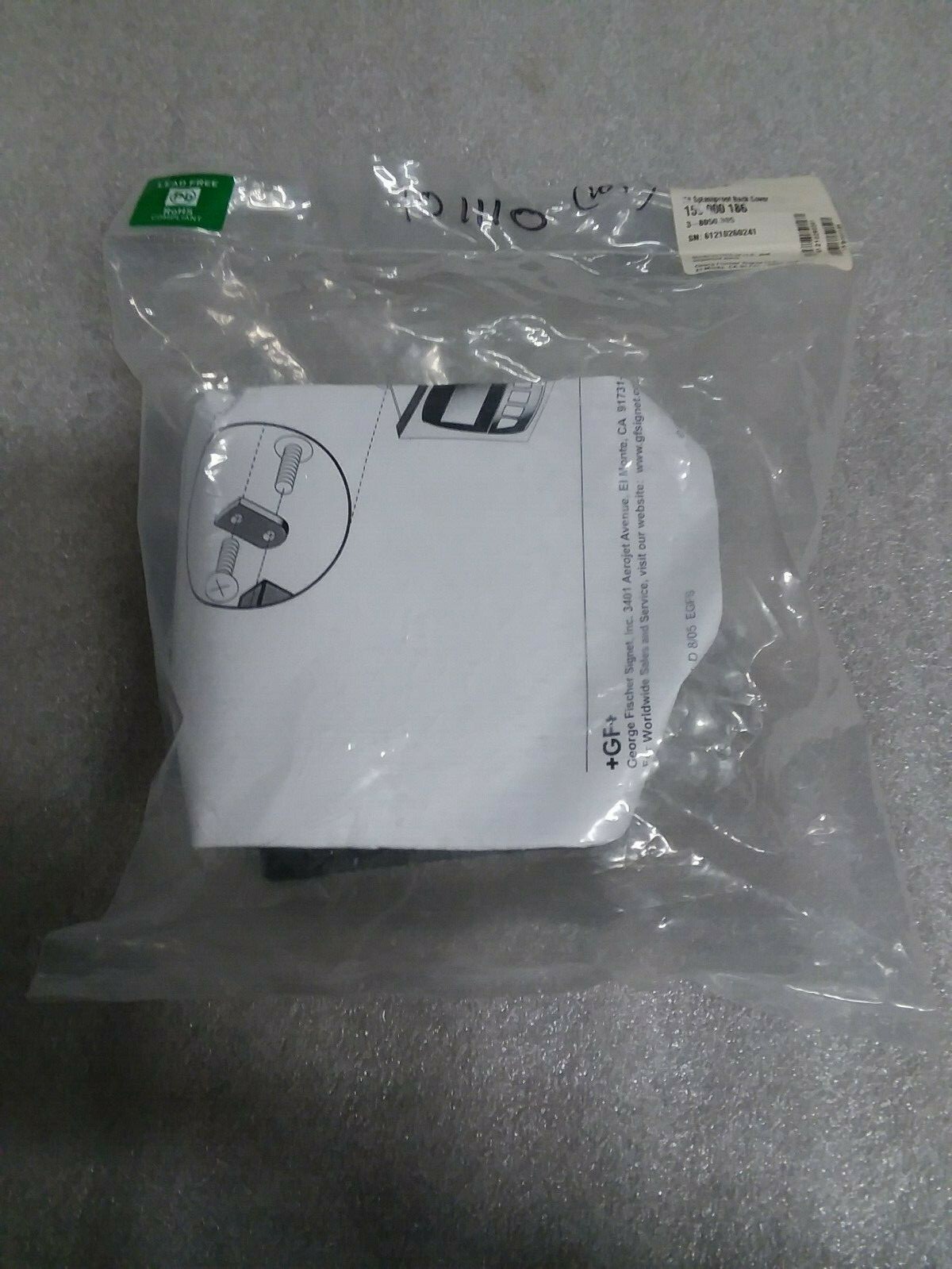 Georg Fischer +GF+ 159 000 186 Back Cover Kit 159000186