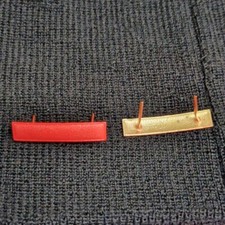 Feuerwehr Schulterklappenauflage Dienstgradauflage rot