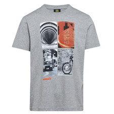 Diadora Utility T-SHIRT GRAPHIC ORGANIC GRIGIO 176914 C5493