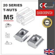 T nuts M5 Square Solid Slide in sliding tee Aluminum Extrusion V- Slot T slot 6