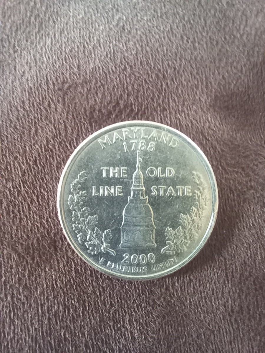 2000-P Maryland 1788 Old Line State Quarter 25-Cents Philadelphia