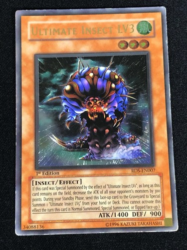 Yugioh Ultimate Insect Lv3 RDS-EN007 1st ULTIMATE (MP)