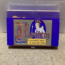 Peasantry Journeyman Card game A Peasant’s Way To Pass Time!