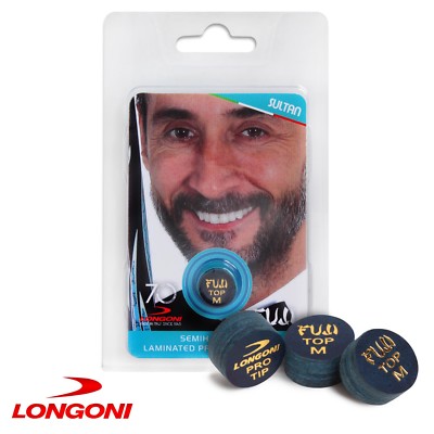 1 LONGONI FUJI Pool Billiard CUE TIP - SULTAN - 14 mm