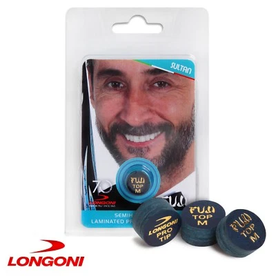 1 LONGONI FUJI Pool Billiard CUE TIP - SULTAN - 14 mm
