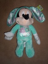 NEW, DISNEY MICKEY MOUSE 15" EASTER SPRING PLUSH