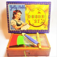 Antique Deluxe Childs Wonder Weaver Sam'l Gabriel Sons  Jolly Hobby Embroidery