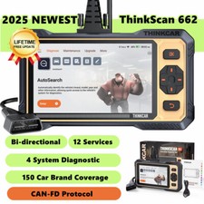 Thinkscan 662 Car Diagnostic Obd2 Scanner Srs Abs Engine Code Reader Action Test