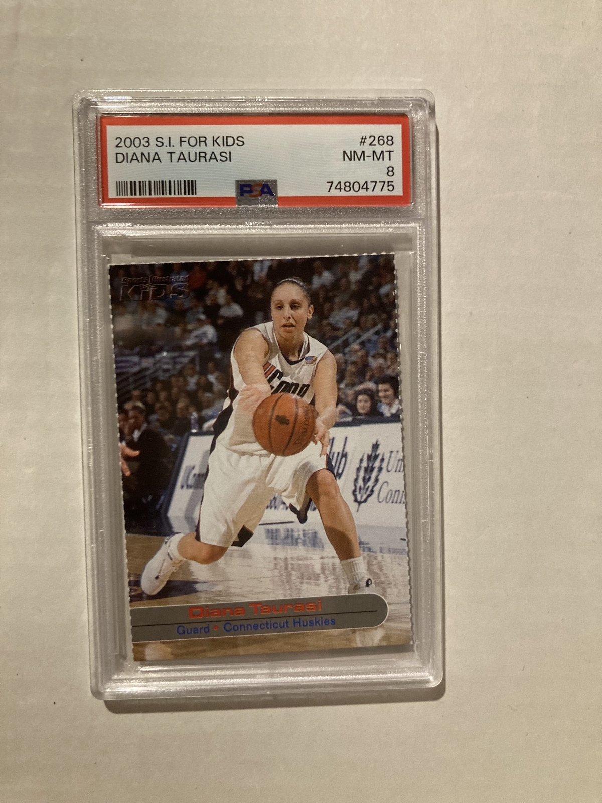 2003 SI For Kids Diana Taurasi Rookie PSA 8