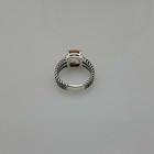 David Yurman 10x8mm Morganite and Diamond Petite Wheaton Ring size 7 — photo 6