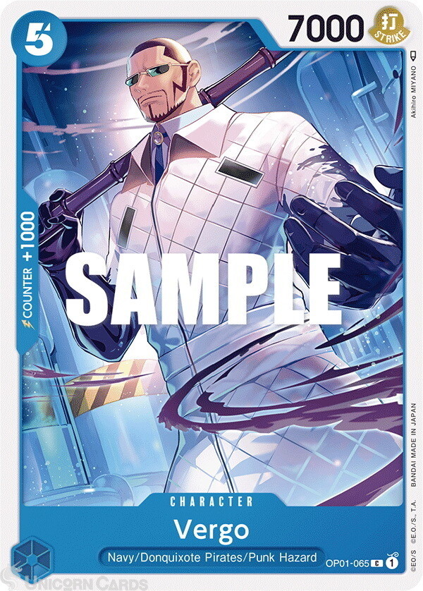 OP01-065 Vergo Common English One Piece TCG Card