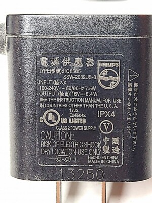 Adapter For Phillips Norelco Razor Type HQ8505 SSW-2082US-3