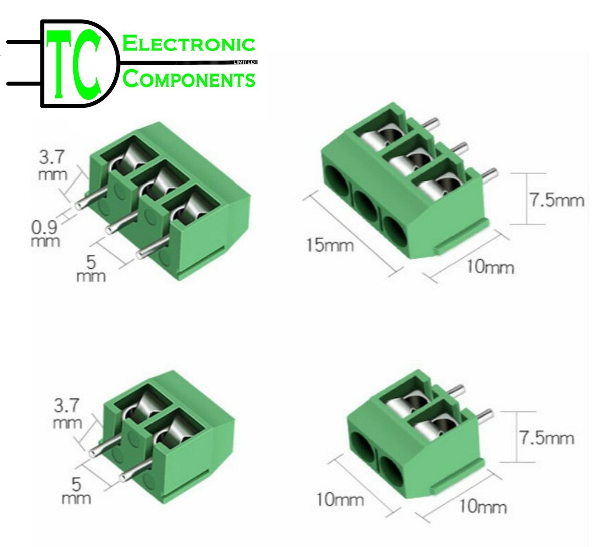 KF301-2P 5.08mm Pitch Plug-in Screw Terminal Block Connector At ₹ 70/piece | Screw Terminal Block In Salem | ID: 2857151409712 - Foto 12