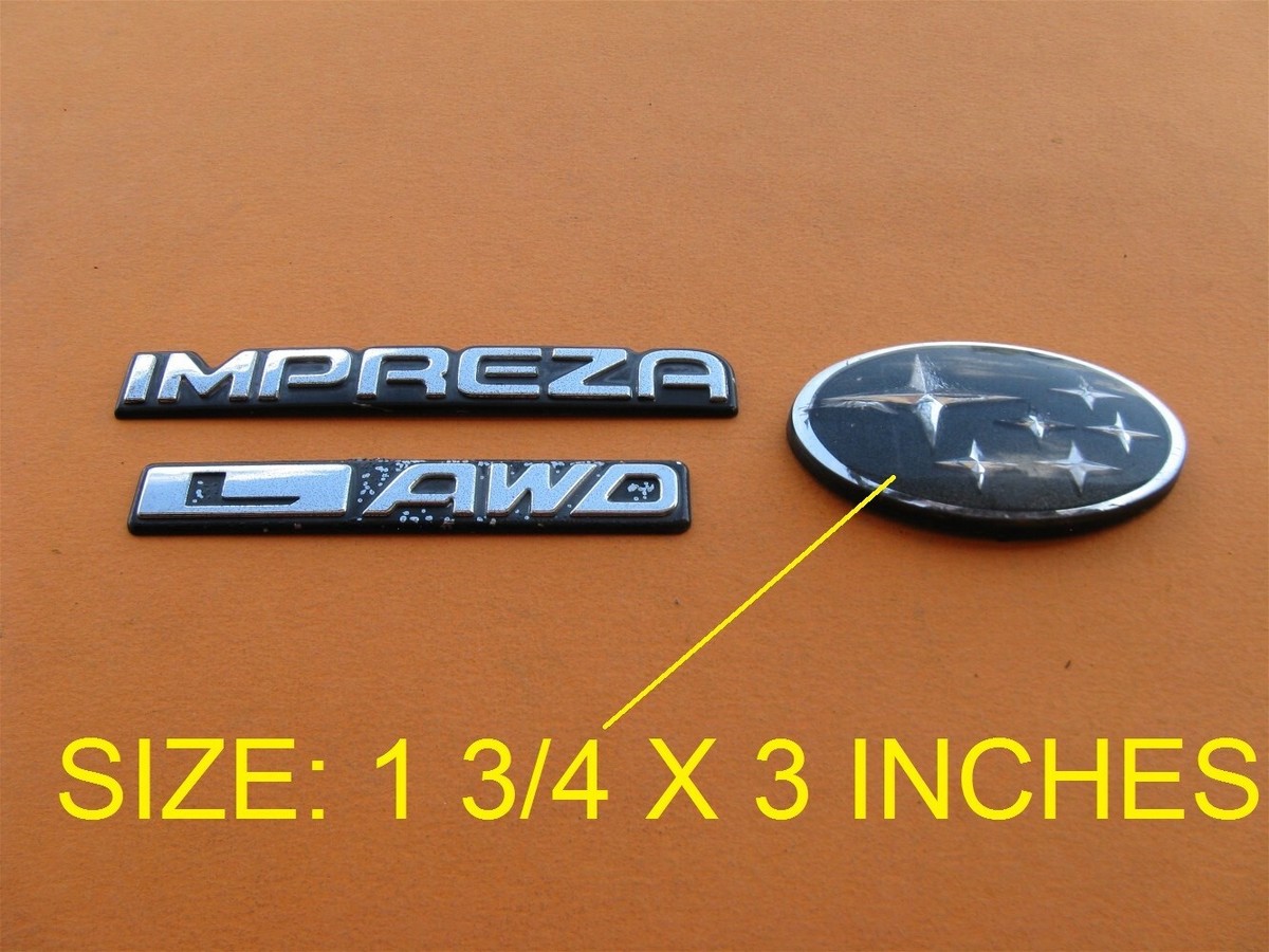 Pulusha　マーク・プリチャード　90sアンビエント名盤 93 94 95 96 97 98 99 00 01 SUBARU IMPREZA L AWD EMBLEM LOGO BADGE