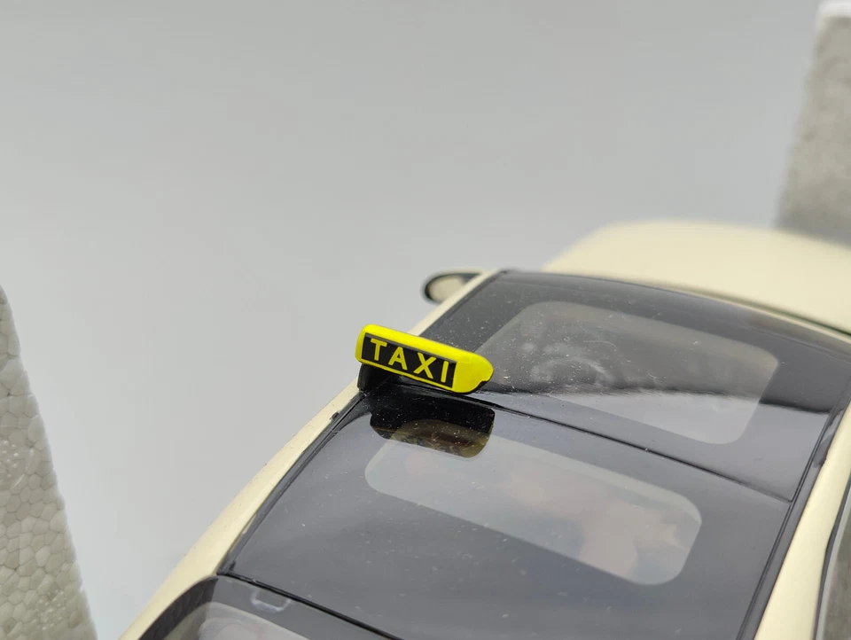 1/18 Taxi Schild Dach Diorama Mercedes Benz Modellauto Universal - Bild 2 von 4