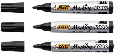 BIC MARKING 2000 Black Color Universal Permanent Marker