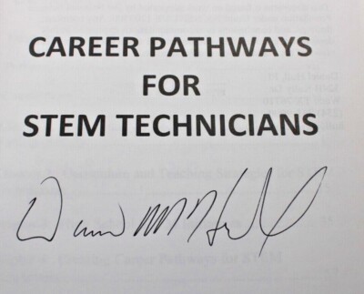 Science, Technology, Engineering & Mathematics Technicians Careers, SIGNED Book