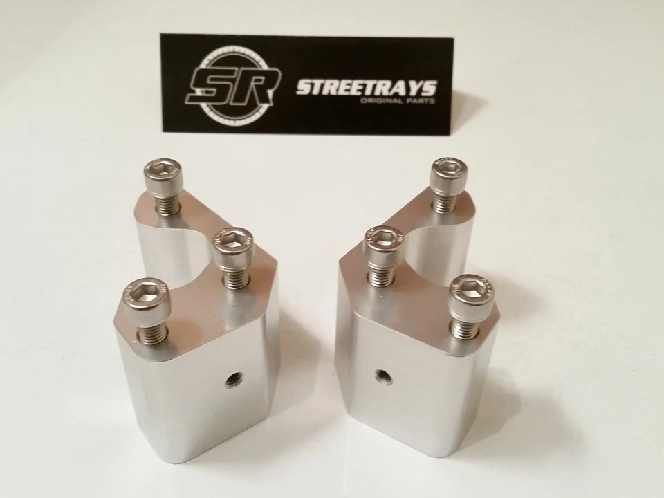 SR 2015 2016 2017-2021 Kawasaki Concours 14 /1400 2" Handlebar Riser Spacer Kit - Image 2 of 4