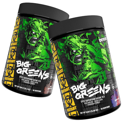 MUTANT  BIG GREENS Epic Superfood Drink Mix Reds Antioxidants 30 Servings