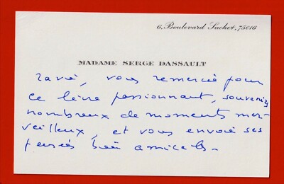 AO67-VISITENKARTE-NICOLE DASSAULT-[FRAU-SERGE DASSAULT]