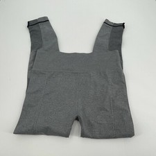 Womens Activewear Pants Large Gray Athleisure Activewear Tech Knit Running
