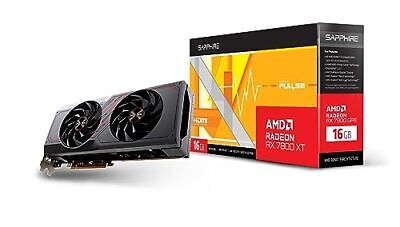 SAPPHIRE PULSE Radeon RX 7800 XT GAMING 16GB GDDR6 2-Fan SAPPHIRE PULSE Radeon RX 7800 XT GAMING 16GB GDDR6 2-Fan