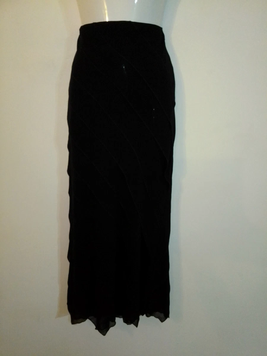 Black maxi skirt top marks and spencer