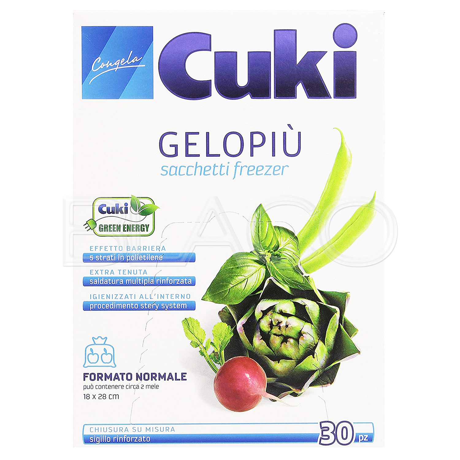 Cuki Sacchetti Freezer conf 30p - Normale 18x28cm