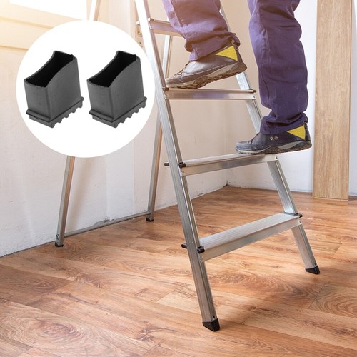 2 Pcs Non-slip Mat Removable Rubber Feet for Ladder Protective Covers Pads